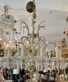 Vintage 12 Lite Maria Theresa Austrian Crystal Chandelier - 1885047