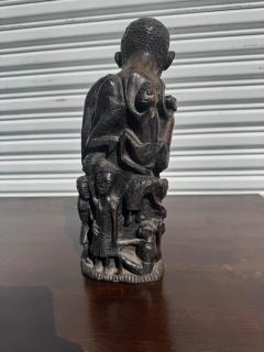Vintage 13 Tanzanian Ironwood Family Tree Sculpture - 4398068