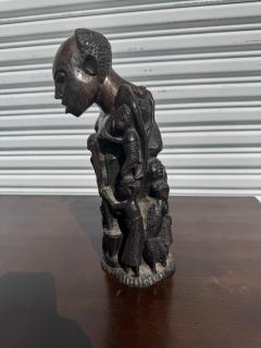 Vintage 13 Tanzanian Ironwood Family Tree Sculpture - 4398069