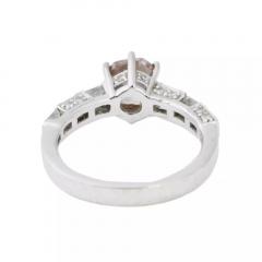 Vintage 18K White Gold Diamond Ring - 4054156