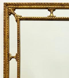 Vintage 1960s Gold Leaf Carved Wood Neoclassical Mirror - 4271441