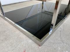 Vintage 2 Tier Coffee Table in Chrome and Glass - 1831188