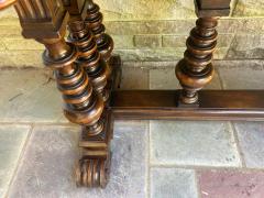 Vintage 20th Century Antique Renaissance Revival Console Table - 4637455