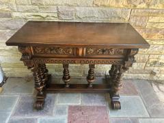 Vintage 20th Century Antique Renaissance Revival Console Table - 4637488