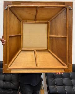 Vintage 3 dimensional Pencil Reed Coastal Beveled Mirror - 4611514