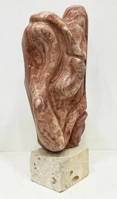 Vintage Abstract Free Form Hand Carved Marble Sculpture - 3611862