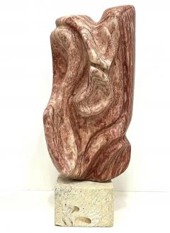 Vintage Abstract Free Form Hand Carved Marble Sculpture - 3611864