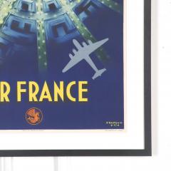 Vintage Air France Paris Arc de Triomphe Poster - 3270064