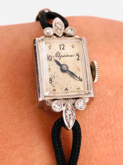 Vintage Alpina Watch 17 Jewels 14 Karat Gold 1 6grams - 2828072