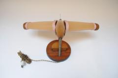 Vintage American Airplane Table Lamp with Illuminated Wings - 3452205