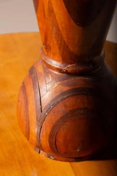 Vintage American Vase in Various Wood Essences - 3695065