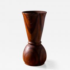 Vintage American Vase in Various Wood Essences - 3698479