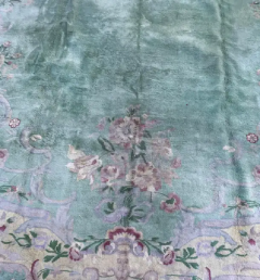 Vintage Antique Art Deco Chinese Oriental Carpet Over Size - 3970331