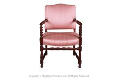 Vintage Antique Bobbin Turned Walnut Armchair - 3144879