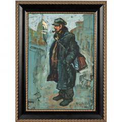 Vintage Antonio Gonzalez Collado Original Oil Painting on Canvas - 3992281