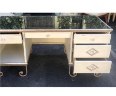 Vintage Art Deco Mirror Top Vanity Dressing Table Writing Desk - 1610674