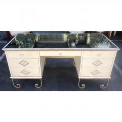 Vintage Art Deco Mirror Top Vanity Dressing Table Writing Desk - 1610675