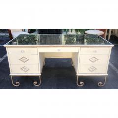 Vintage Art Deco Mirror Top Vanity Dressing Table Writing Desk - 1610677