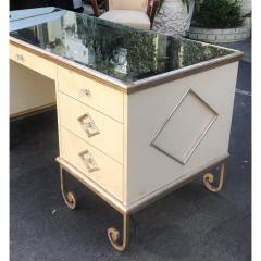 Vintage Art Deco Mirror Top Vanity Dressing Table Writing Desk - 1610681