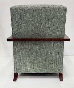 Vintage Art Deco Style Low Profile Lounge Chairs Pair - 4205452