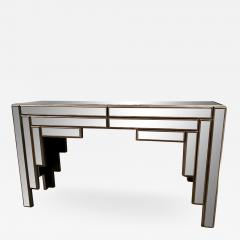 Vintage Art Deco Theater Mirrored Console Table - 2127342