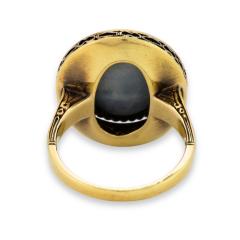 Vintage Australian Opal Ring 14K Yellow Gold - 4616908