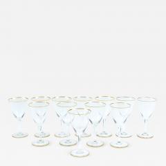 Vintage Baccarat Crystal Red Wine Water Glassware Service for Twelve People - 948121