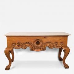 Vintage Baroque Style Pine Center Table - 4760875