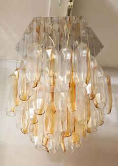 Vintage Bi Color Murano Glass Chandelier - 1832315