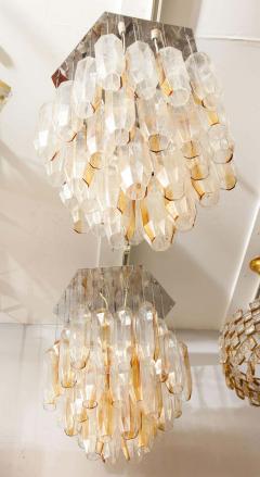 Vintage Bi Color Murano Glass Chandelier - 1832321