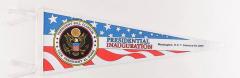 Vintage Bill Clinton and Al Gore Presidential Inauguration Pennant 1997 - 3658967