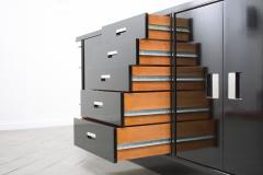 Vintage Black Mid Century Modern Credenza - 2895562