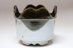 Vintage Blue and Green Studio Pottery Square Planter by Deanna Nichols - 4453074