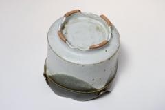 Vintage Blue and Green Studio Pottery Square Planter by Deanna Nichols - 4453080