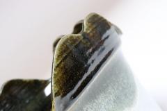 Vintage Blue and Green Studio Pottery Square Planter by Deanna Nichols - 4453082