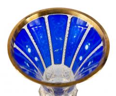 Vintage Bohemian Handmade Gilt Glass Vase - 3035654