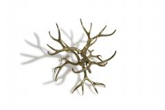Vintage Brass Antler Table Base by Arthur Court - 4140445