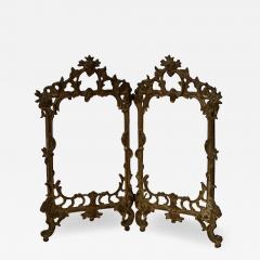 Vintage Brass Baroque Hinged Double Picture Frame - 3467234