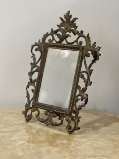 Vintage Brass Baroque Picture Frame - 3465077