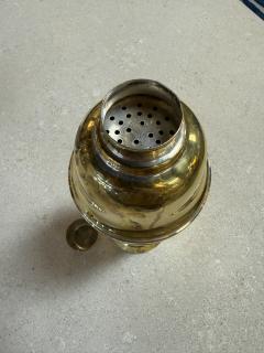 Vintage Brass Cocktail Shaker with Recipe Windows - 4527773