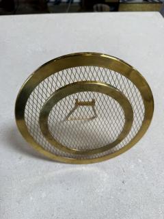 Vintage Brass Glass Mesh Photo Frame - 4564066