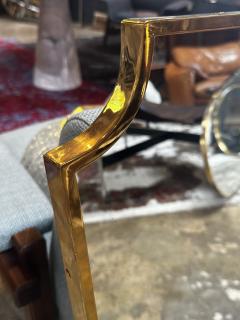 Vintage Brass Italian Sculptural Wall Mirror 1960s - 3055753