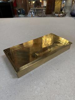 Vintage Brass Rectangular Lidded Box - 4557158