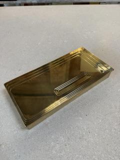 Vintage Brass Rectangular Lidded Box - 4557159