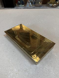 Vintage Brass Rectangular Lidded Box - 4557160