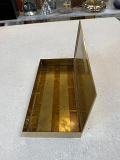 Vintage Brass Rectangular Lidded Box - 4557164