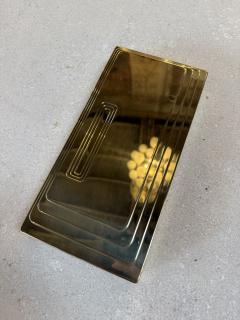 Vintage Brass Rectangular Lidded Box - 4557165