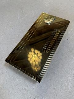 Vintage Brass Rectangular Lidded Box - 4557166