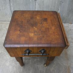 Vintage Butcher Block Table - 2786768