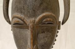 Vintage Carved Baoul Mask on Stand - 2341860